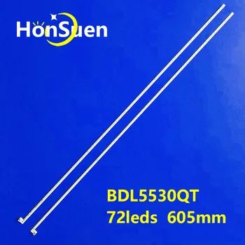 100% Новый 2 шт./комплект Светодиодной ленты Подсветки для BDL5530QT 55B DS55M54-BJ01-V02-L/R DSBJ-WG