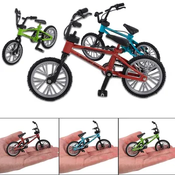 18: 1 Ретро сплав Мини-пальчиковый велосипед BMX в сборе, модель велосипеда, игрушки, гаджеты, подарочные игрушки, модель мини-портативного велосипеда для детей
