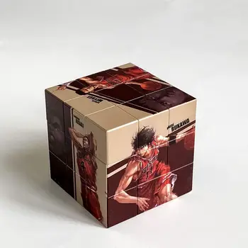 3x3x3 Speed Magic Cube Mágico Профессиональный Слэм-Данк 3x3 Головоломка-Антистресс Обучающая Волшебная Игрушка-Непоседа для Детей