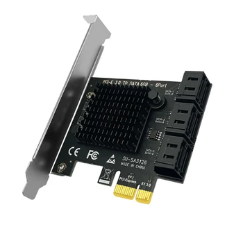 Chi a Майнинг 6 Портов SATA 3 PCI Express Карта Расширения PCI-E SATA Контроллер PCIE 1X к SATA3 6 ГБ Адаптер Дополнительная Карта для жесткого диска SSD