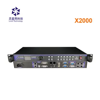 LINSN X2000 Светодиодная видеостена HD видеопроцессор для масштабирования и сращивания для светодиодного дисплея