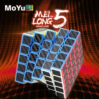 MOYU Meilong MFJS Magic Cube 5X5 Дешевый Скоростной Кубик 5X5X5 Кубиков Рубика Волшебный Бюджет Кубик Рубика Головоломка Rubix Венгерская Игрушка