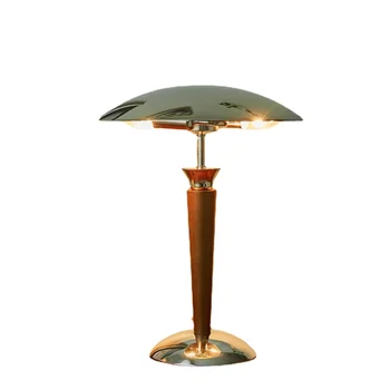 ZC Средневековая Настольная лампа Bauhaus В Японском стиле Из Массива Дерева, Прикроватная лампа для кабинета и спальни, Торшер B & B UFO