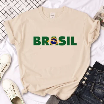 Бразильская футболка, женские футболки с мангой, японская одежда y2k harajuku