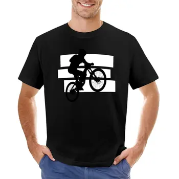 Велосипедная футболка с черным рисунком и белым фоном, футболки для любителей спорта, футболка с животным принтом для мальчиков, футболка для мужчин