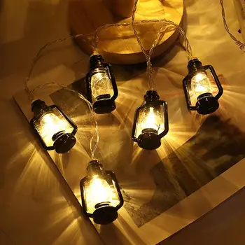 Гирляндные фонари Наружный светодиодный светильник для патио Водонепроницаемые Винтажные фонари для рождественской вечеринки во дворе сада, Беседки, бистро, патио