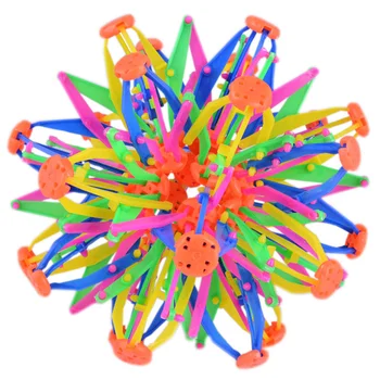 Детский Волшебный телескопический мяч, мяч для метания цветов на открытом воздухе, Забавный реквизит для вечеринки, игрушка для взаимодействия родителей и ребенка