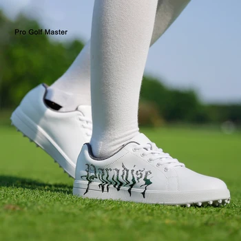 Женская обувь для гольфа, модные кроссовки с индивидуальным принтом, водонепроницаемые нескользящие кроссовки