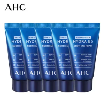Корейский AHC Premium EX Hydra B5 успокаивающая пена для очищения Увлажняющее Средство Для Очищения Пор Лица Средство Для Умывания 5шт * 30 мл образец