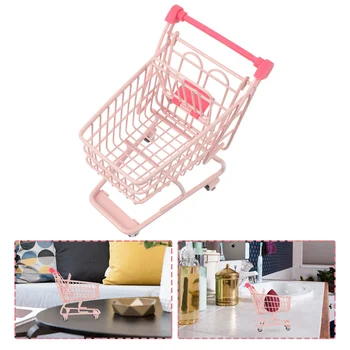 Корзина для покупок, ручная тележка для супермаркета: декоративная тележка, металлическая корзина для покупок, блендер для бисквитов для дома