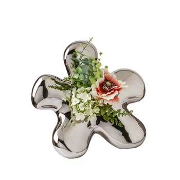 Креативная цветочная керамическая ваза роскошная домашняя гостиная обеденный стол украшение цветочной композиции