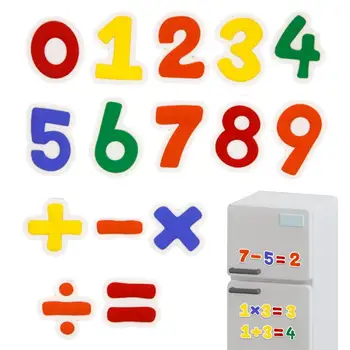 Магнитные цифры для детей, милые Цифры, магниты, распознавание номеров, Магниты на холодильник для малышей, Магнитные игрушки, Развивающие игрушки