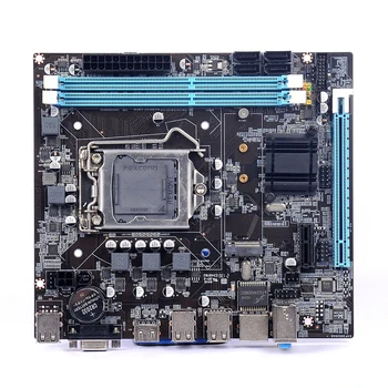 Материнская плата H61 LGA 1155 DDR3 16GB Micro-ATX Настольная Материнская плата Поддерживает сокет LGA1155 Core i3/i5/i7 CPU M.2 NVME SATA2.0 HD VGA