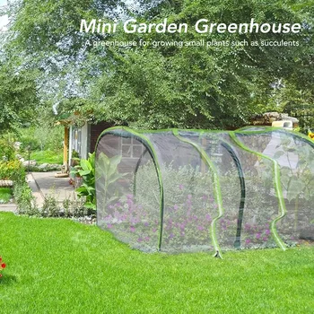 Мини-садовая теплица Прозрачная Непромокаемая Солнцезащитная палатка для суккулентных растений для наружного балкона Суккулентная теплица