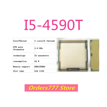 Новый импортированный оригинальный процессор I5-4590T 4590T 4590 CPU 2 ядра 4 потока 2,0 ГГц 45 Вт 22 нм DDR3 R4 гарантия качества 1150