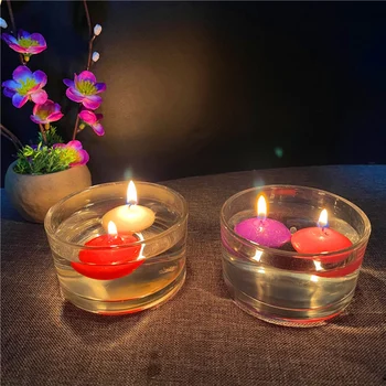 Плавающие свечи Tealights Водонепроницаемые для свадебной вечеринки, домашнего декора на День рождения, бездымных плавающих свечей, Рождественского украшения