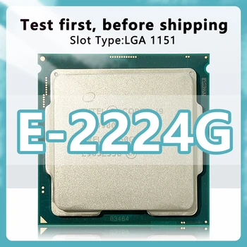 Процессор Xeon E E-2224G CPU 3,5 ГГц 8 МБ 71 Вт 4 Ядра 4 Поточных процессора LGA1151 для серверной материнской платы C240 чипсет 1151