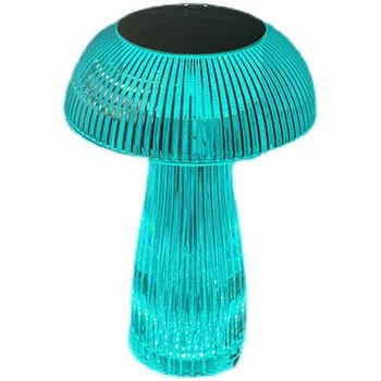 Светодиодная настольная лампа с кристаллами медузы RGB 16 цветов, перезаряжаемый портативный ночник с сенсорным управлением для спальни